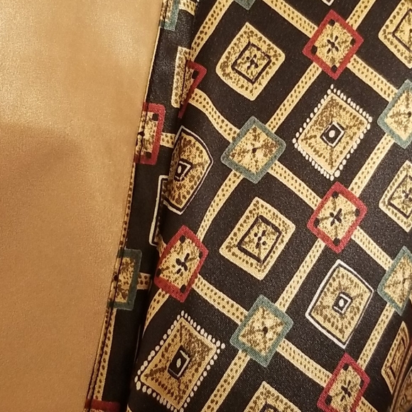 VICTORIA'S SECRET gold/navy print robe - Picture 3 of 7